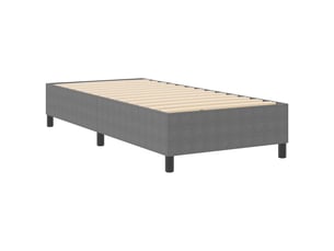 Lit simple 90x200 cm    coloris gris