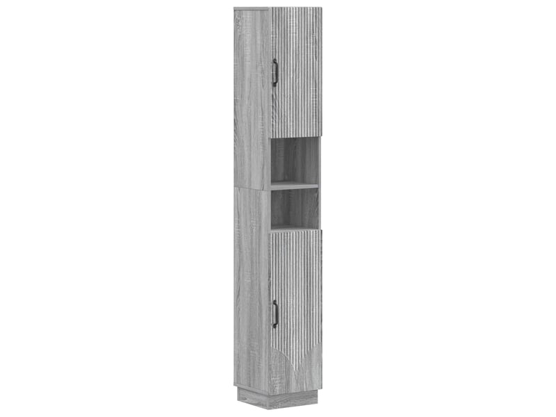  Ensemble de 2 meubles de salle de bain hoorn sonoma gris cf63195  - Conforama D