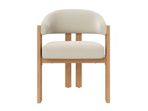Fauteuil relax manuel  <strong>MIVRAY </strong> Tissu beige