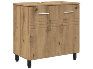 Unité de vanité de salle de bain, meuble de rangement chêne artisanal shl4088