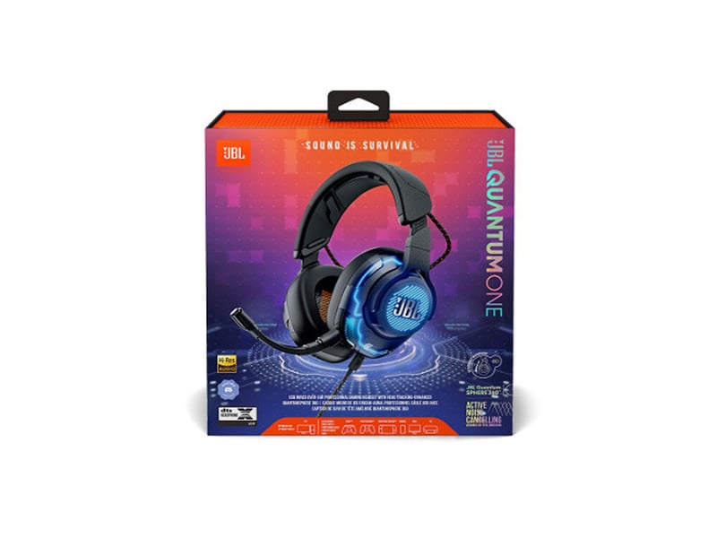  Casque gaming filaire pc anc 3d dts quantumsphere 360 micro perche amovible suivi tete usb type-c 3.5 mm noir 4826035 - Conforama D