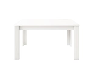 Table à manger rectangulaire imitation chêne pieds robustes design contemporain