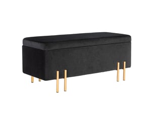 Banquette lit clic clac couchage Quotidien <strong>FLORAGRACE</strong> <strong></strong> déhoussable noir