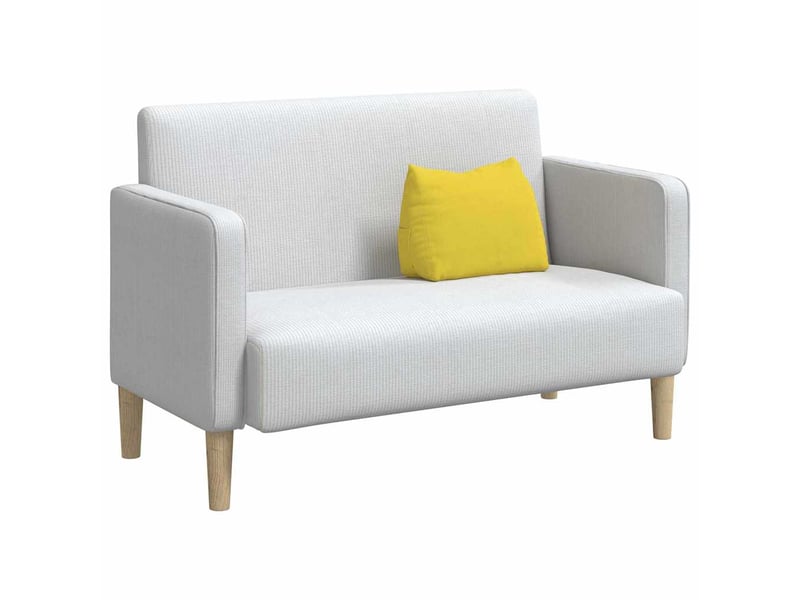  Coussin de dos, coussin de dossier jaune clair 45 x 20 x 35 cm tissu cf54783  - Conforama C