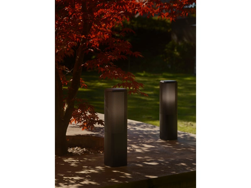 Potelet sidara 45 aluminium seaside noir , h. 45 - ip54 - e27 nordlux extérieur 2618448203 - Conforama B