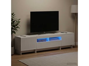 Meuble tv coloris blanc 49 cm <strong></strong> <strong></strong>