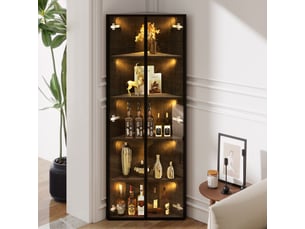 Vitrine coloris blanc  <strong>OOIILLEE</strong> <strong>Luxe haut de gamme</strong> - 62 cmx160 cm