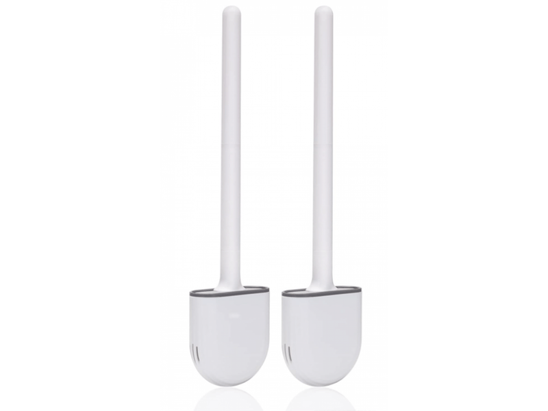  Brosse de toilette en silicone, brosse de toilette en silicone et support avec poils doux et poignée antidérapante. Brosse de toilette en silicone  - Conforama A