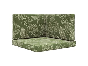 Coussin de canapé d'extérieur, coussin de chaise polyester modèle feuille cf54100