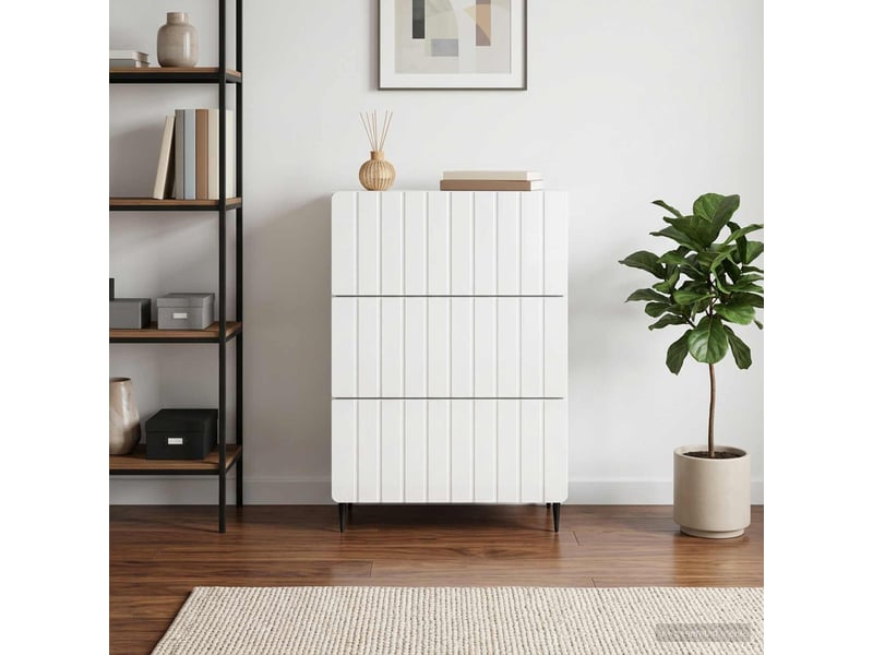  Armoire de rangement bureau, armoire à tiroirs 66 x 34,5 x 92 cm bois d'ingénierie shl8774  - Conforama B