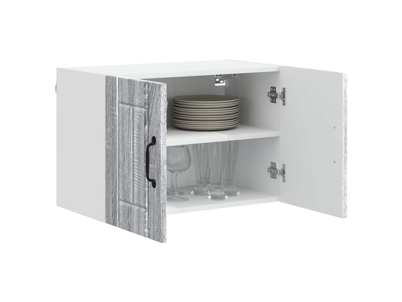 Meuble mural de cuisine, armoire de cuisine sonoma gris 60x31x40cm - Conforama C