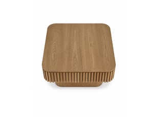 Table basse carré(e) coloris naturel MAISENTIEL  - 75 cmx75 cm