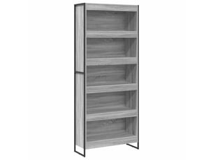 Bibliotheque coloris gris <strong></strong> <strong></strong> - 80 cm x 189.5 cm