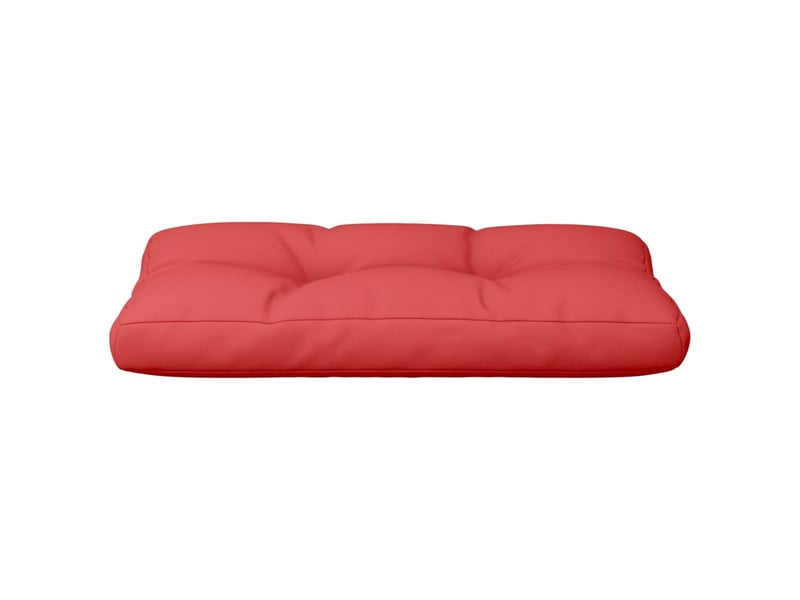  Coussin de palette, coussin de chaise, coussin de canapé rouge 80x40x12 cm tissu cf55445  - Conforama E