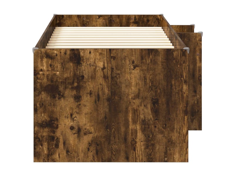  Cadre de lit élevé pour enfants - lit jeune chêne fumé 90 x 190 cm  - Conforama E