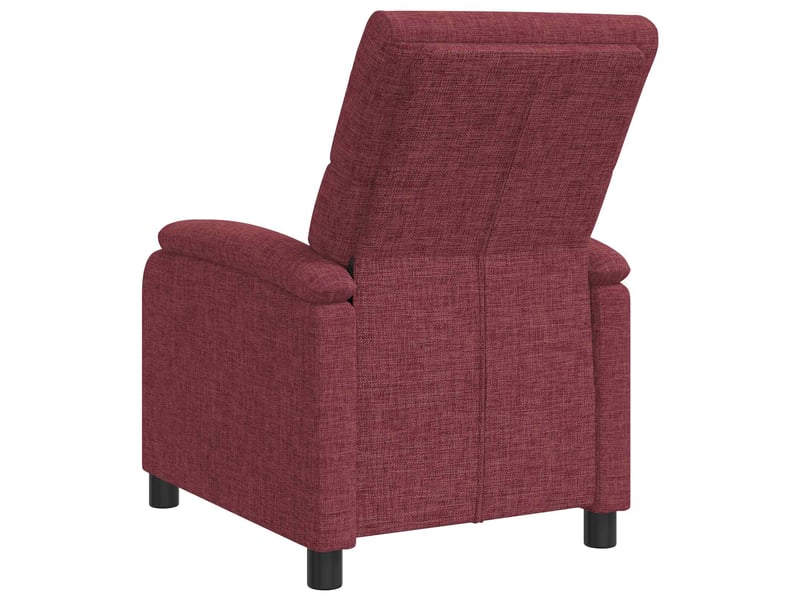 Vidaxl fauteuil inclinable bordeaux tissu - Conforama E