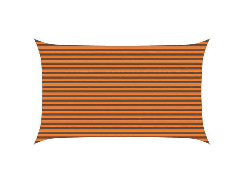  Voile d'ombre - voile d'ombrage - voile parasol orange et marron 3 x 5 m 100 % polyester oxford  - Conforama A