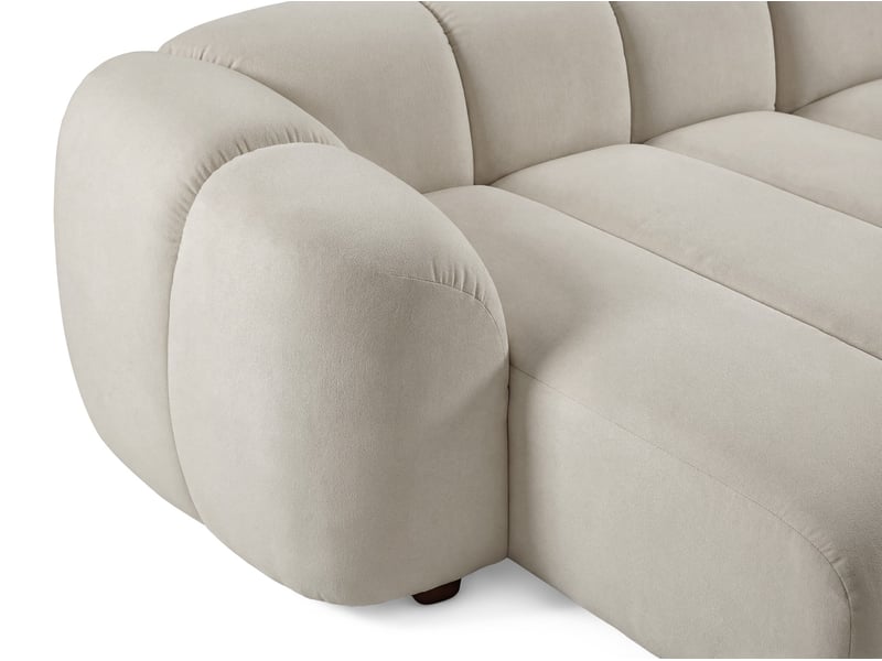 Selsey millma - canapé d'angle - 300 cm - velours gris Millma - Conforama E