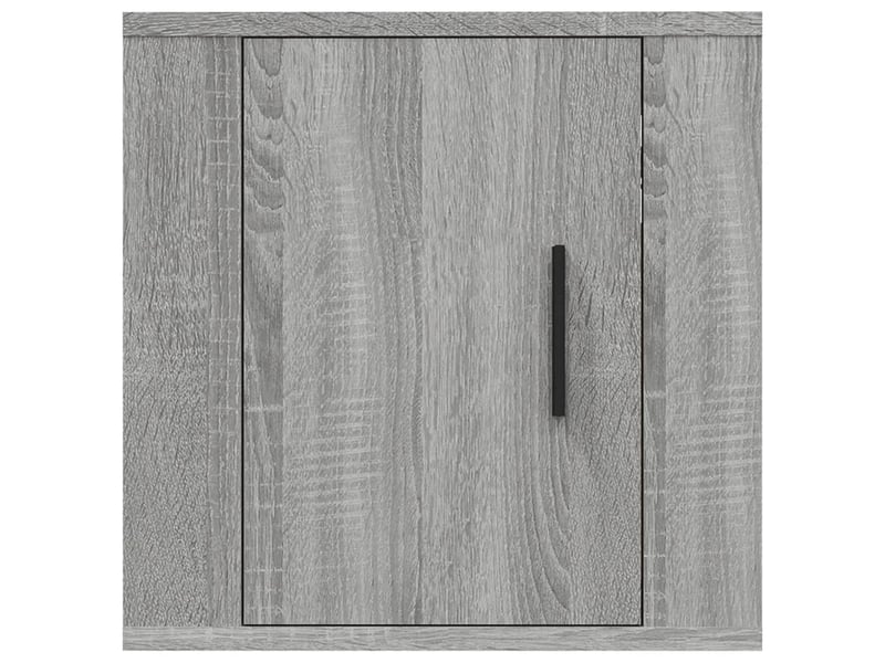  Lot de 2 meuble tv mural, meuble tv suspendu sonoma gris 40x34,5x40 cm  - Conforama E