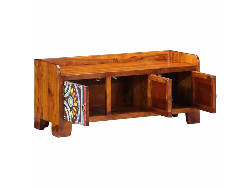 Meuble à chaussure, cabinet à chaussures avec stockage multicolore 90x35x40 cm - Conforama C
