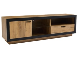 Meuble tv coloris bicolore 160 cm <strong>PANGIVO</strong>  <strong></strong>