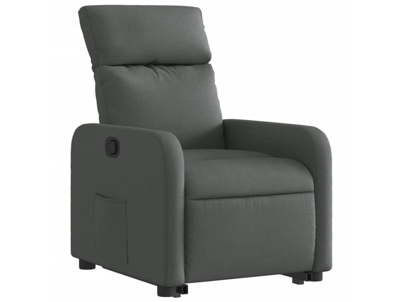  Fauteuil inclinable, fauteuil relax gris foncé tissu shl21803  - Conforama D