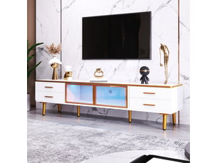 Meuble tv coloris blanc OOIILLEE