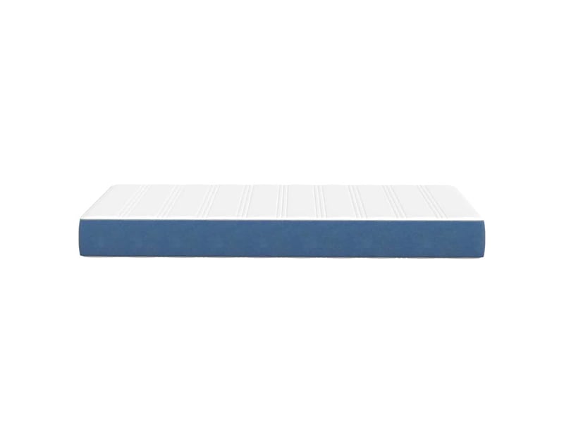  Lit simple- lit adulte -  matelas de lit avec matelas bleu 90 x 200 cm tissu  - Conforama D