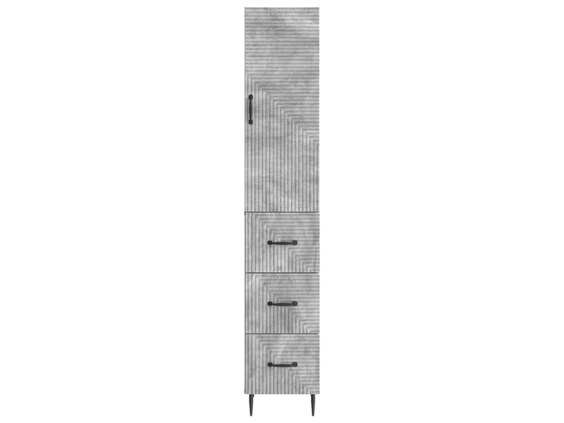 Ensemble de meubles 2 pcs, rangement de salon 33 x 34,5 x 90 cm bois d'ingénierie shl2059 - Conforama E
