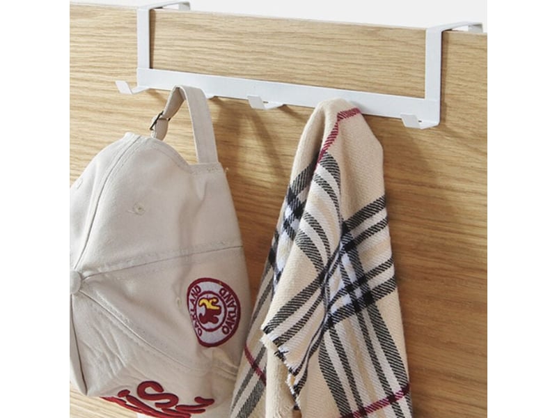  Crochet de porte pour armoire de cuisine, rangement de salle de bain, blanc XLH-ZLS-004305MF - Conforama C