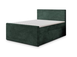 Lit avec rangement 180x200 cm <strong>MASSENO</strong> <strong></strong> coloris vert