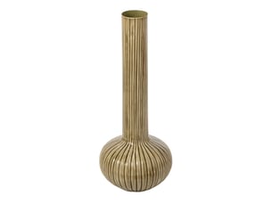 Vase bulbe en métal jarl 61cm vert olive