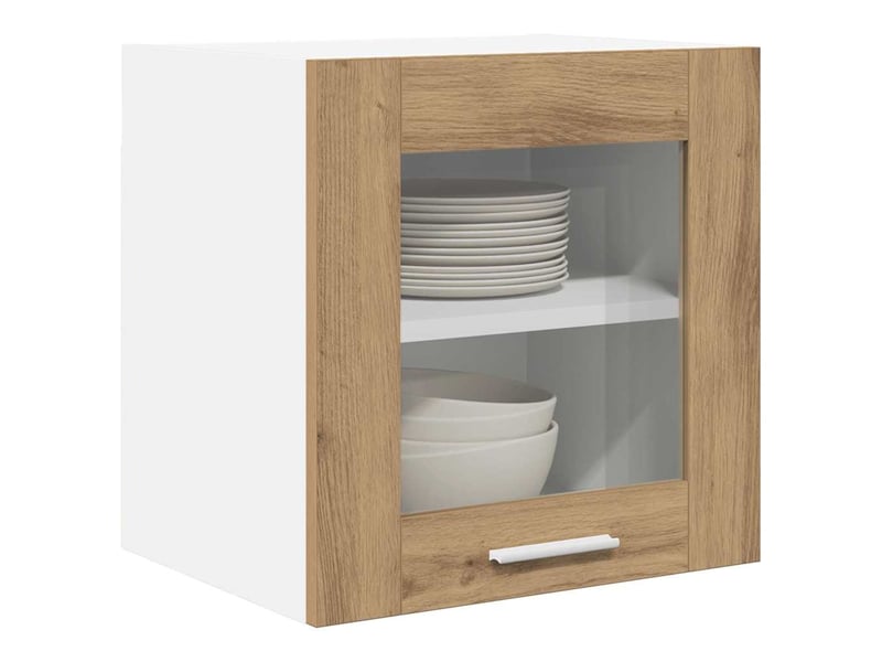  Meuble de rangement cuisine, armoire suspendue chêne artisanal 40x31x40cm  - Conforama C