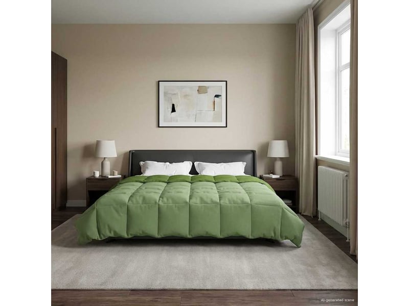  Duvet d'hiver - couette 220 x 240 cm hiver - couette microfibre (100% polyester)  - Conforama D