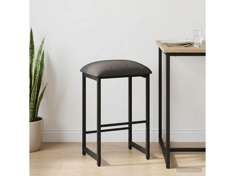  Tabouret de bar, chaise de bar gris clair 40x32x64 cm bois d'ingénierie shl65420  - Conforama B