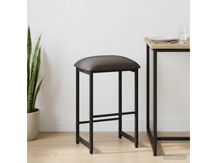 Tabouret de bar, chaise de bar gris clair 40x32x64 cm bois d'ingénierie shl65420