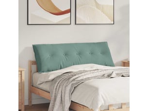 Coussin de dos, coussin de dossier vert mer 140 x 50 cm tissu en velours côtelé cf55119