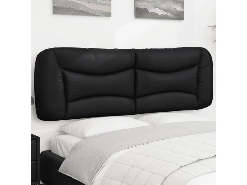  Coussin de tête de lit hvar noir 153 cm similicuir cf55958  - Conforama B