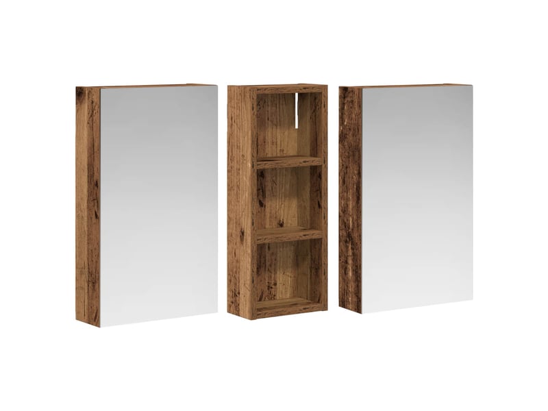  Ensemble de meubles de salle de bain 3 pcs 80x10.5x50 cm shl6120  - Conforama E