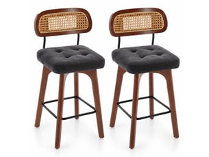 tabouret de bar  <strong></strong> Fay Lum - noir hauteur d'assise 67.5 cm vendu Par paire