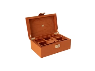 Boîte à bijoux à compartiments oto 21cm rouille
