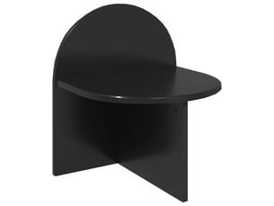 Table de chevet - cabinet de chevet - table de nuit chêne noir 40 x 35,5 x 45,5 cm
