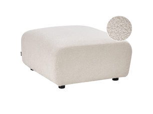 Pouf / repose pied <strong>BELIANI</strong> <strong></strong> blanc