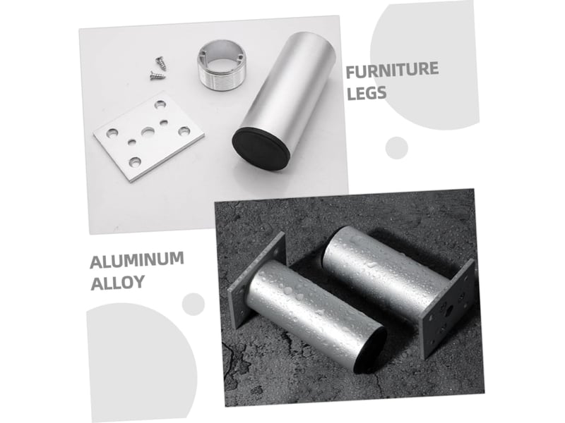  2pièces meuble réglables lot pour armoire table de chevet de remplacement pour meubles de salle de bain cuisine  - Conforama C