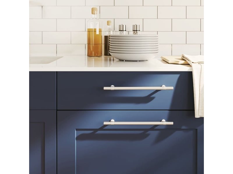  Tirateur d'armoire vidaxl, 192 mm, argenté.  - Conforama B