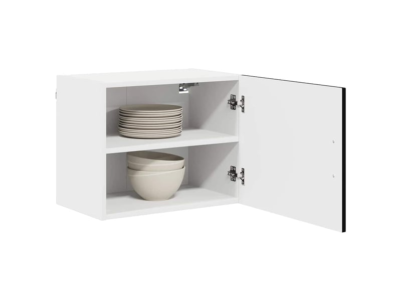  Meuble mural de cuisine | armoire de cuisine noir 50x31x40cm  - Conforama C