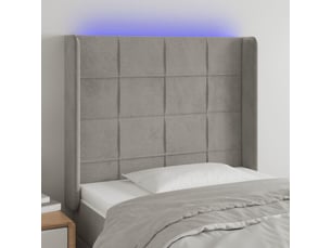 Tete de lit A poser largeur 103 cm <strong></strong> <strong></strong> argenté
