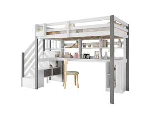 Lit mezzanine 90x200 cm VIVRYN coloris bicolore
