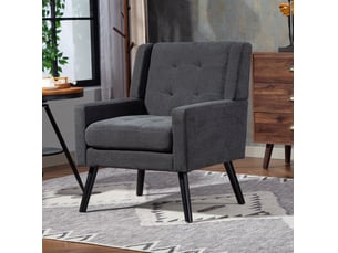 Pouf / repose pied gris