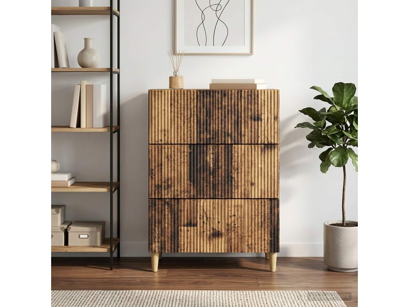  Armoire de rangement bureau, armoire à tiroirs 66 x 34,5 x 90 cm bois d'ingénierie shl5089  - Conforama B